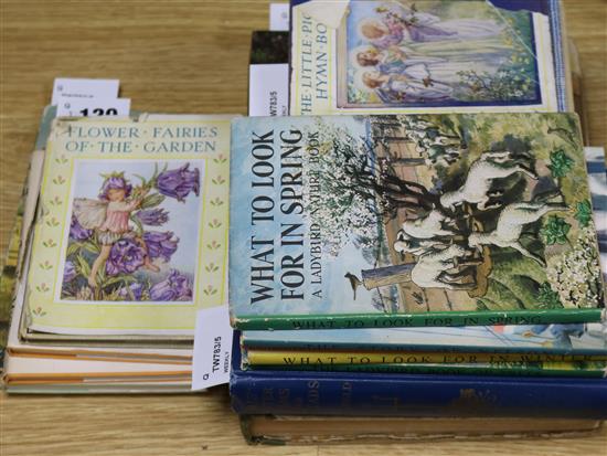 A small collection of mainly childrens books, including Cicely Mary Barker Flower Fairies